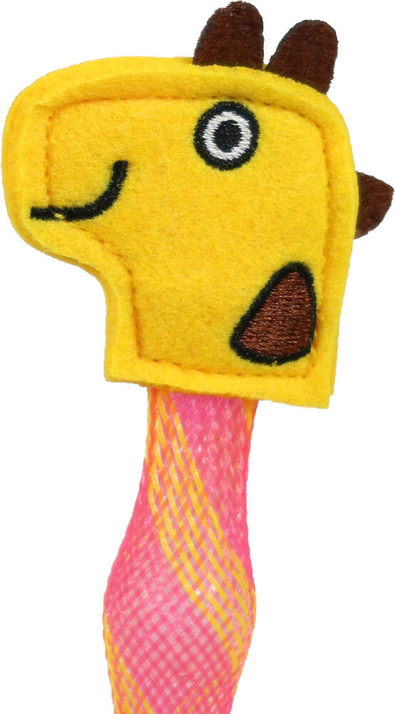 Brinquedo Pelúcia Fofos Animais Pulam Pulam Girafa com Catnip para Gatos - Tam. Único