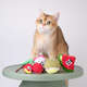 Brinquedo Pelúcia Qmonster Pirulito Durião Matatabi com Catnip para Gatos