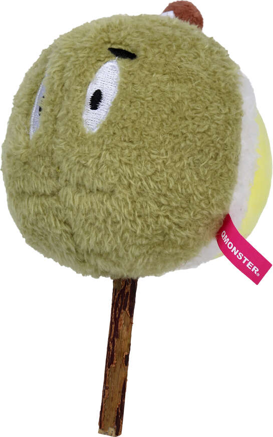Brinquedo Pelúcia Qmonster Pirulito Durião Matatabi com Catnip para Gatos - Tam. Único