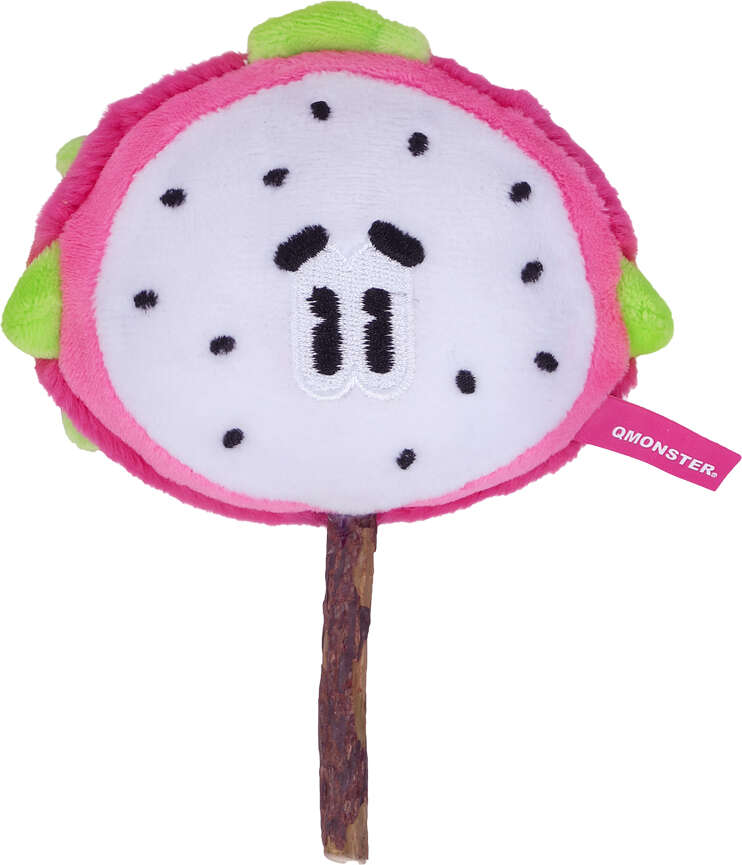 Brinquedo Pelúcia Qmonster Pirulito Pitaya Matatabi com Catnip para Gatos - Tam. Único