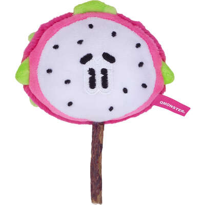 Brinquedo Pelúcia Qmonster Pirulito Pitaya Matatabi com Catnip para Gatos