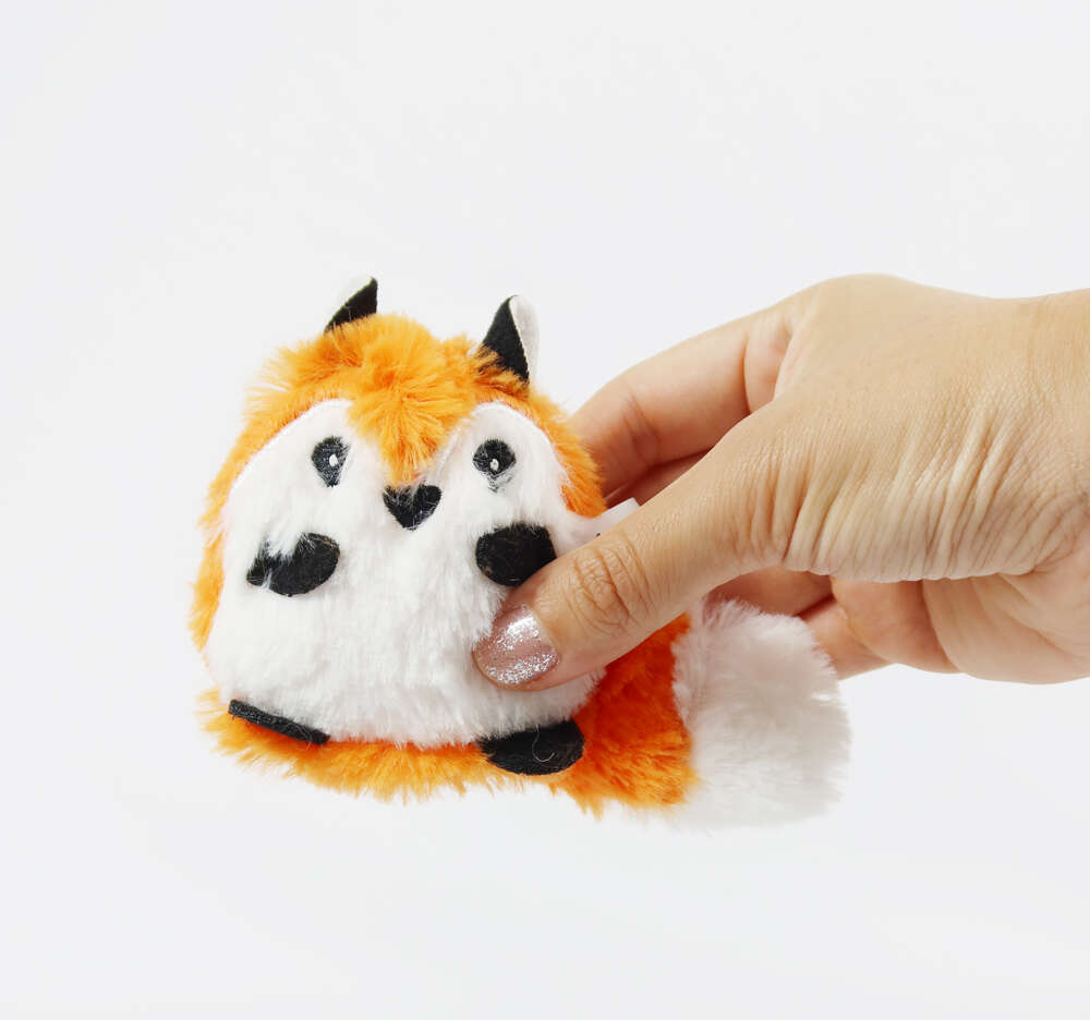 Brinquedo Pelúcia Fofos Fazenda Raposa com Catnip para Gatos - Tam. Único