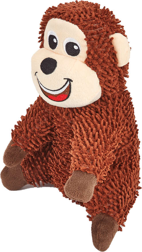 Brinquedo Pelúcia Fofos Chenille Tough Animais Macaco para Cães - Tam. Único