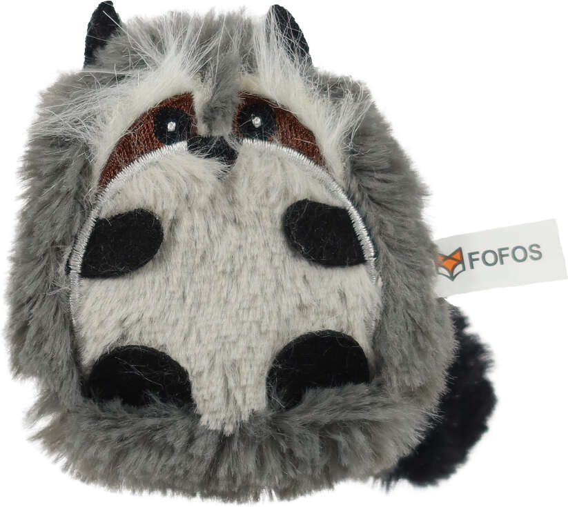 Brinquedo Pelúcia Fofos Fazenda Guaxinim com Catnip para Gatos - Tam. Único