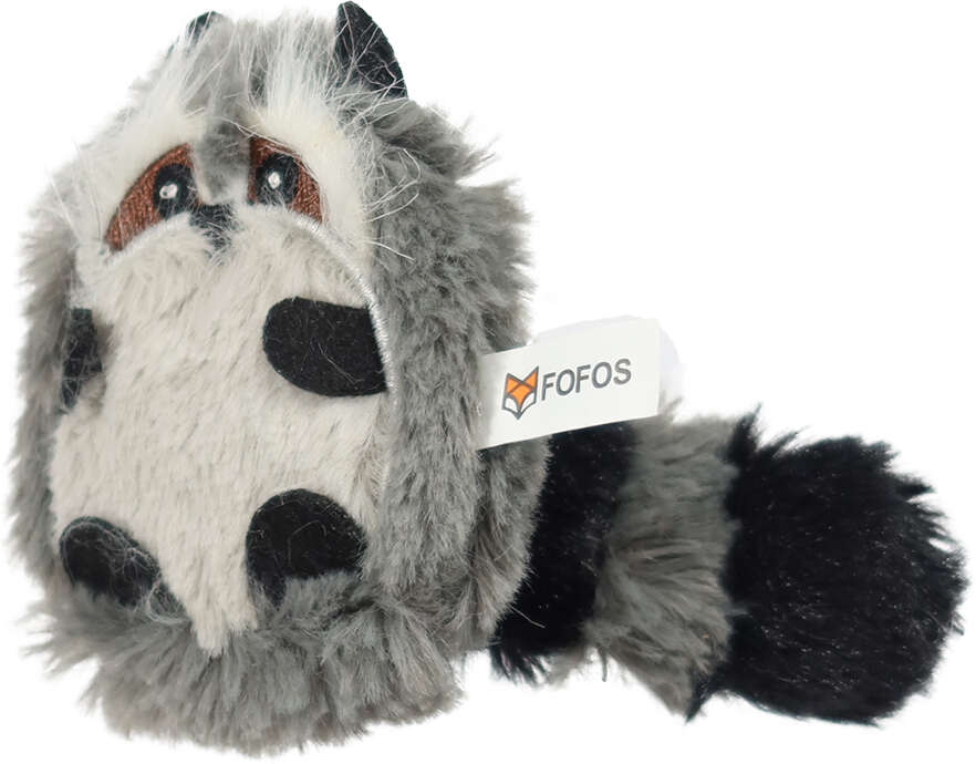Brinquedo Pelúcia Fofos Fazenda Guaxinim com Catnip para Gatos - Tam. Único
