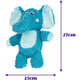 Brinquedo Pelúcia Fofos Chenille Tough Animais Elefante para Cães