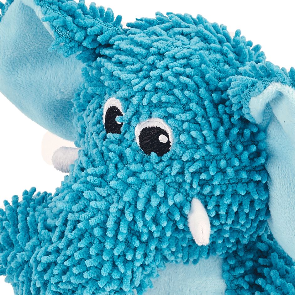 Brinquedo Pelúcia Fofos Chenille Tough Animais Elefante para Cães - Tam. Único