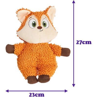 Brinquedo Pelúcia Fofos Chenille Tough Animais Raposa para Cães”