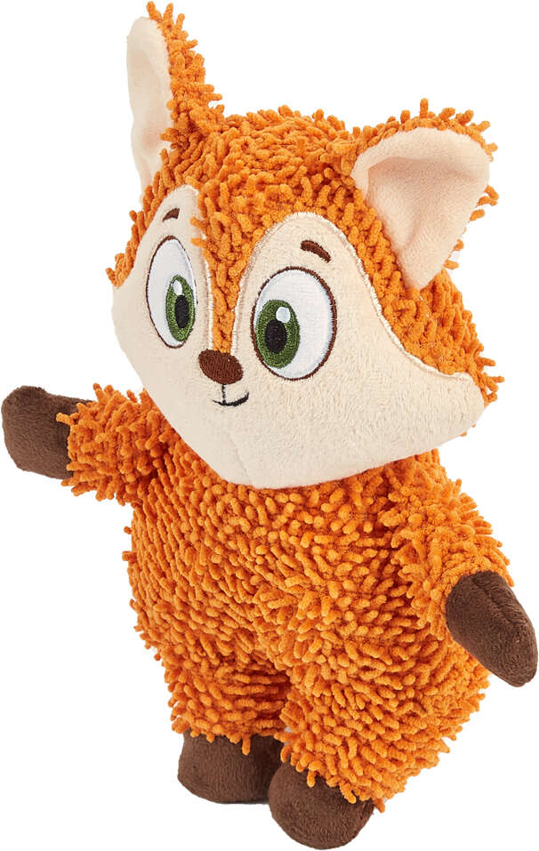 Brinquedo Pelúcia Fofos Chenille Tough Animais Raposa para Cães - Tam. Único