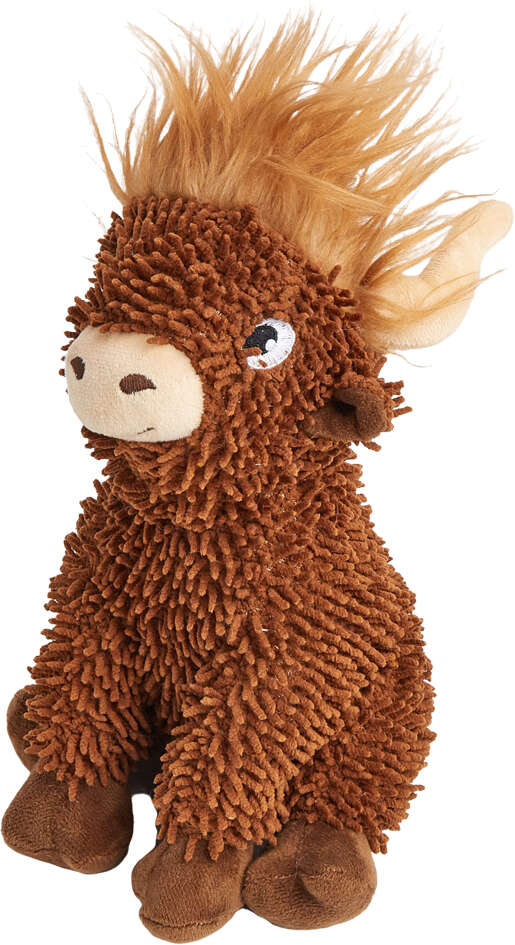 Brinquedo Pelúcia Fofos Chenille Tough Animais Iaque para Cães - Tam. Único