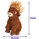 Brinquedo Pelúcia Fofos Chenille Tough Animais Iaque para Cães