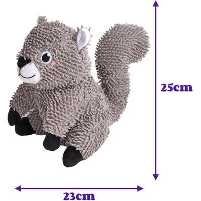 Brinquedo Pelúcia Fofos Chenille Tough Animais Esquilo para Cães