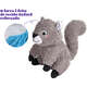 Brinquedo Pelúcia Fofos Chenille Tough Animais Esquilo para Cães