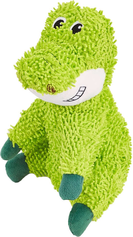 Brinquedo Pelúcia Fofos Chenille Tough Animais Jacaré para Cães - Tam. Único