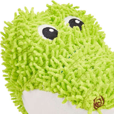 Brinquedo Pelúcia Fofos Chenille Tough Animais Jacaré para Cães