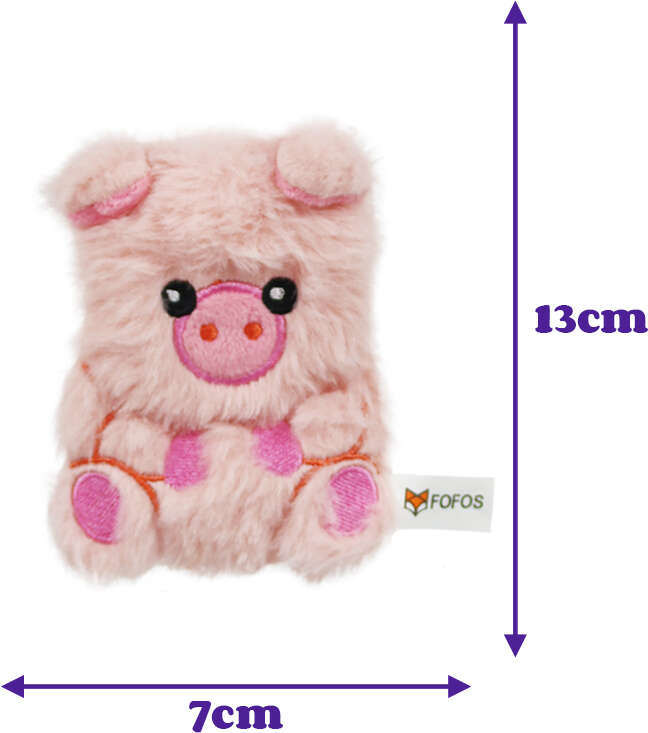 Brinquedo Pelúcia Fofos Fazenda Porco com Catnip para Gatos - Tam. Único