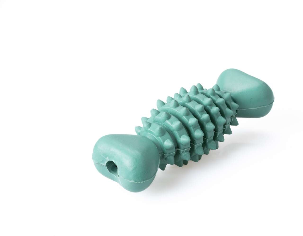 Brinquedo Mordedor Future Pet Osso Coração de Borracha Natural para Cães - Tam. P