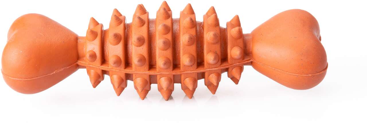 Brinquedo Mordedor Future Pet Osso Coração de Borracha Natural para Cães - Tam. M