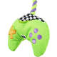 Brinquedo Pelúcia Zeze Mordedor Corda Gameboy Controle Verde para Cães