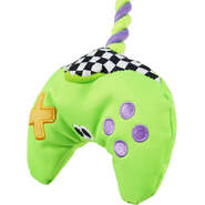 Brinquedo Pelúcia Zeze Mordedor Corda Gameboy Controle Verde para Cães - Tam. Único