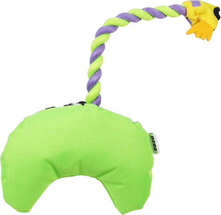 Brinquedo Pelúcia Zeze Mordedor Corda Gameboy Controle Verde para Cães - Tam. Único