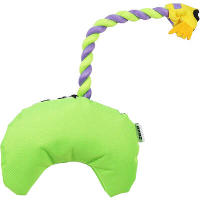 Brinquedo Pelúcia Zeze Mordedor Corda Gameboy Controle Verde para Cães