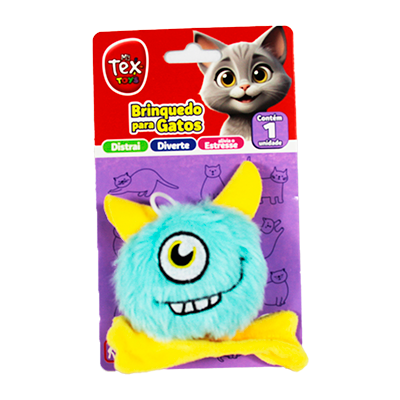 Brinquedo Luxo Tex Brasil Monstrinho Catnip para Gatos
