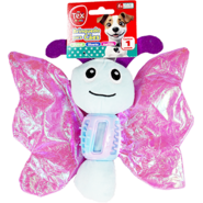 Brinquedo Tex Brasil Borboleta Voadora Rosa para Cães - Tam. Único