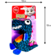 “Brinquedo Tex Brasil Especial Dino Azul para Gatos”