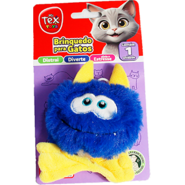 Brinquedo Tex Brasil Monstro 2 Olhos Catnip Azul para Gatos - Tam. Único