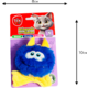Brinquedo Tex Brasil Monstro 2 Olhos Catnip Azul para Gatos