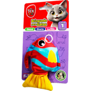 Brinquedo Tex Brasil Peixe Voador Catnip para Gatos - Tam. Único