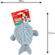 Brinquedo Pelúcia Tex Brasil Baleia Azul para Cães