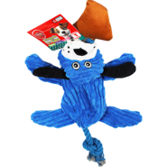 Brinquedo Pelúcia Tex Brasil Cachorrinho com Corda Azul para Cães - Tam. Único
