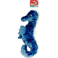 Brinquedo Pelúcia Tex Brasil Cavalo Marinho Azul para Cães - Tam. Único