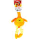 Brinquedo Pelúcia Tex Brasil Gato com Mordedor Amarelo para Cães