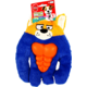 Brinquedo Pelúcia Tex Brasil Urso com Mordedor Azul para Cães