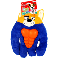 Brinquedo Pelúcia Tex Brasil Urso com Mordedor Azul para Cães - Tam. Único