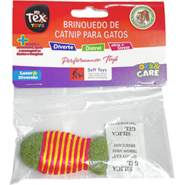 Brinquedo Tex Brasil Peixinho com Corda Catnip Gatex Verde - Tam. Único