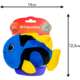 Brinquedo Pelúcia Tex Brasil Dori Azul para Cães