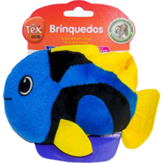 Brinquedo Pelúcia Tex Brasil Dori Azul para Cães - Tam. Único