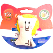 Brinquedo Pelúcia Tex Brasil Gatinho com Catnip Rosé para Gatos - Tam. Único