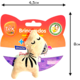 Brinquedo Pelúcia Tex Brasil Gatinho Soneca com Catnip Bege para Gatos