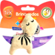 Brinquedo Pelúcia Tex Brasil Gatinho Soneca com Catnip Bege para Gatos