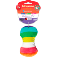 Brinquedo Pelúcia Tex Brasil Halter Arco-íris para Cães - Tam. Único