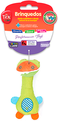 Brinquedo Pelúcia Tex Brasil Papagaio Verde para Cães - Tam. Único