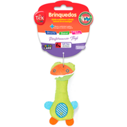 Brinquedo Pelúcia Tex Brasil Papagaio Verde para Cães - Tam. Único