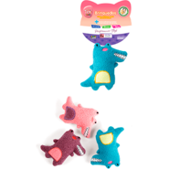 Brinquedo Pelúcia Tex Brasil Mini Marcianos com Catnip para Gatos - Tam. Único