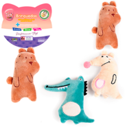 Brinquedo Pelúcia Tex Brasil Mini Zoo com Catnip para Gatos - Tam. Único