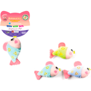 Brinquedo Pelúcia Tex Brasil Peixinhos Diversos com Catnip para Gatos - Tam. Único